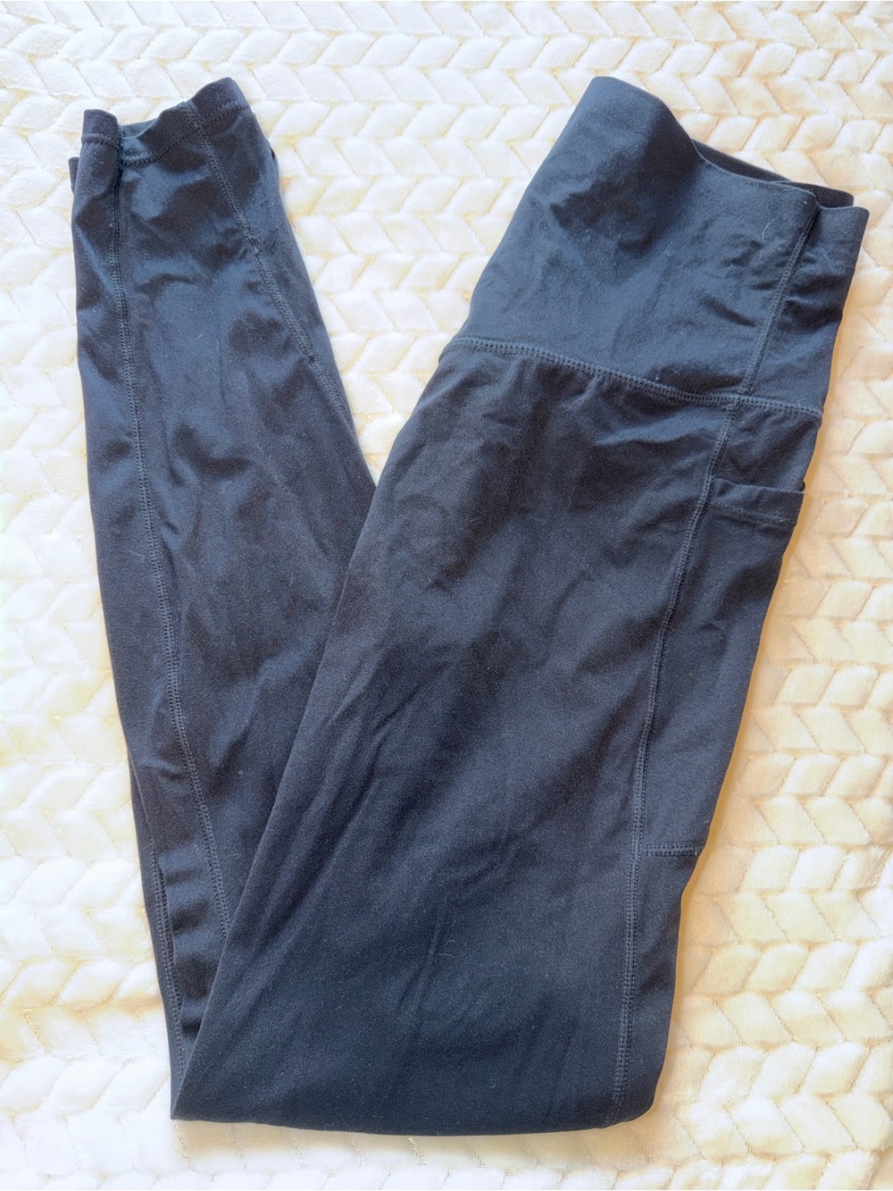 Halara Black Leggings Full Length 27” Inseam Size Medium
